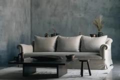 Axel Vervoordt Linen Sofa by Axel Vervoordt Belgium 21st Century - 4147171
