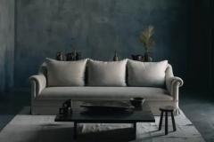 Axel Vervoordt Linen Sofa by Axel Vervoordt Belgium 21st Century - 4147208