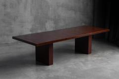 Axel Vervoordt Minimalist Bamboo Dining Table in the Style of Axel Vervoordt France 1980s - 4529925