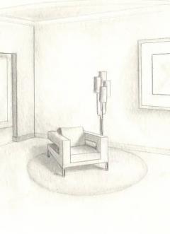 Aymeric Lefort Aymeric Lefort Armchair A Bras Ouvert 21st Century in Ebony - 4110210