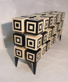 Aymeric Lefort Buffet Ondulation Grand Modele in Black and White Sycomore by Aymeric Lefort - 4109764