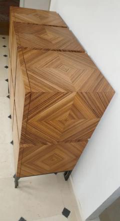 Aymeric Lefort Chest of Drawers Losange in Zebrano Open Is Tow Drawers - 4110191