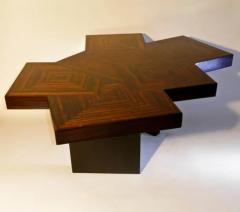Aymeric Lefort Coffee Table Cubes in Macassar Ebony Wood Marquetery by Aymeric Lefort - 4109400