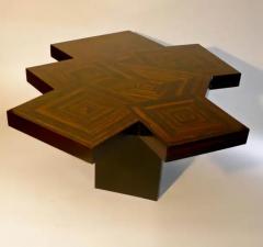 Aymeric Lefort Coffee Table Cubes in Macassar Ebony Wood Marquetery by Aymeric Lefort - 4109403