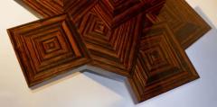 Aymeric Lefort Coffee Table Cubes in Macassar Ebony Wood Marquetery by Aymeric Lefort - 4109446