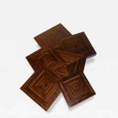 Aymeric Lefort Coffee Table Cubes in Macassar Ebony Wood Marquetery by Aymeric Lefort - 4361177