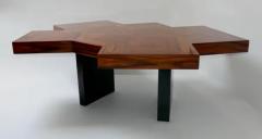 Aymeric Lefort Coffee Table Fusion in Marquetery of Santos Wood by Aymeric Lefort - 4109637