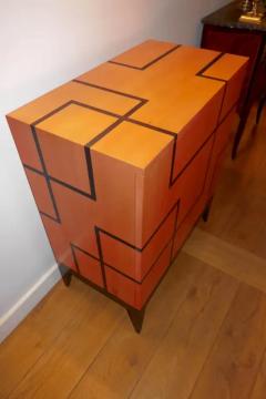 Aymeric Lefort New Buffet in Hermes Orange and Black Sycamore Marquetry by Aymeric Lefort - 4110651