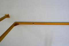 Aymeric Lefort New Gold Patina and Sycamore Shelve Console Made to Order - 4110514