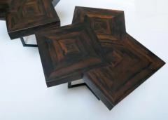 Aymeric Lefort Pair of Coffee Table Cubes in Marquetery by Aymeric Lefort - 4109397