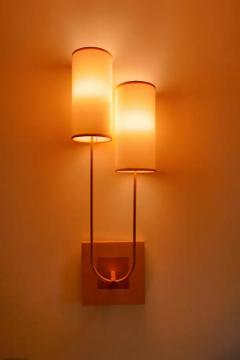 Aymeric Lefort Pair of Wall Light in Metal Gold bronze Patina by Aymeric Lefort - 4110276