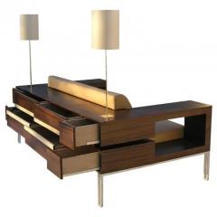 Aymeric Lefort Reflet Sofa in Ebony and Sycamore Wood Multifunctions by Aymeric Lefort - 4109626