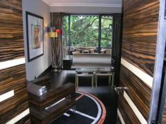 Aymeric Lefort Reflet Sofa in Ebony and Sycomore Wood Multifonctions by Aymeric Lefort - 4109677