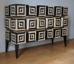 Aymeric Lefort Tow Doors Buffet Ondulation 2 Sycomore and Black Sycomore by Aymeric Lefort - 4110176