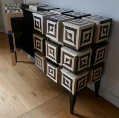 Aymeric Lefort Two Doors Buffet Ondulation 2 Sycomore and Black Sycomore by Aymeric Lefort - 4110919