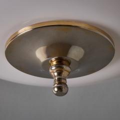 Azucena 1970s Nickel Glass Lamp Attributed to Luigi Caccia Dominioni for Azucena - 4587697