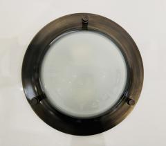 Azucena Azucena Aged Brass 19 60 Italian Mid Century Flush Ceiling Lamp - 3553350