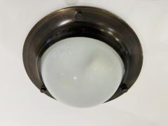 Azucena Azucena Aged Brass 19 60 Italian Mid Century Flush Ceiling Lamp - 3553353