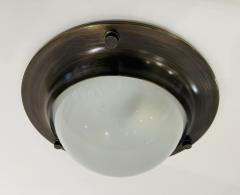 Azucena Azucena Aged Brass 19 60 Italian Mid Century Flush Ceiling Lamp - 3553354