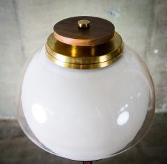 Azucena Azucena Floor Lamp with Opaline Globe 1950s - 445490