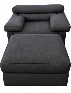 B B Italia Erasmo Pair Lounge Chairs Ottomans by Afra Tobia Scarpa 1970 - 4810516