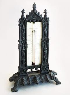 B Day Bronze Desk Thermometer Circa 1828 - 1930899