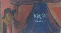 B la K d r Painting Oil Street Scene Signed Bela Kadar - 1819784