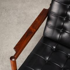 B rge Jensen S nner Rosewood Armchair by B rge Jensen S nner for Bernstorffsminde Denmark 1960s - 4234019