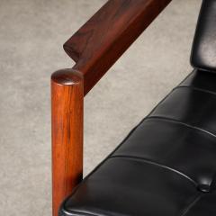 B rge Jensen S nner Rosewood Armchair by B rge Jensen S nner for Bernstorffsminde Denmark 1960s - 4234020