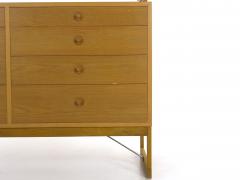 B rge Mogensen B rge Mogensen Danish Mid Century Modern Oak Bookcase Cabinet over Dresser - 1119264