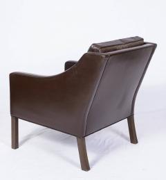 B rge Mogensen Borge Mogensen Model 2207 Leather Lounge Chair - 177243