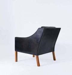 B rge Mogensen Borge Mogensen Model 2207 Leather Lounge Chair - 290597