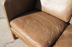 B rge Mogensen Danish Three Seat Leather Sofa in the Style of B rge Mogensen - 107104