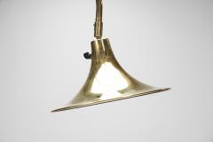 B rje Claes B rje Claes Brass Floor Lamp with Adjustable Shade Sweden 1960s - 3213264
