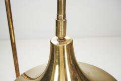 B rje Claes B rje Claes Brass Floor Lamp with Adjustable Shade Sweden 1960s - 3213265