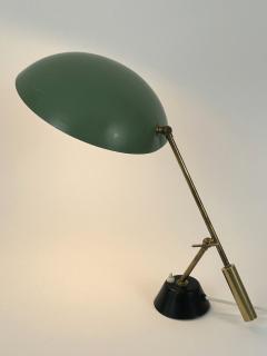 BAG Turgi Bronzewarenfabrik AG Turgi Elegant Mid Century Adjustable Table Lamp or Desk Light by BAG Turgi 1950s - 4547363