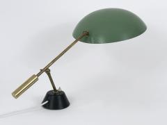 BAG Turgi Bronzewarenfabrik AG Turgi Elegant Mid Century Adjustable Table Lamp or Desk Light by BAG Turgi 1950s - 4547369