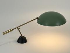 BAG Turgi Bronzewarenfabrik AG Turgi Elegant Mid Century Adjustable Table Lamp or Desk Light by BAG Turgi 1950s - 4547370