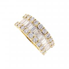 BAGUETTE AND ROUND DIAMOND BAND - 3064783
