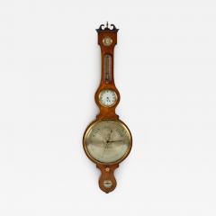 BAROMETER WITH CLOCK BY J SOMALVICO CO LONDON - 2730002