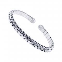 BASKET WEAVE CUFF BRACELET - 3530167