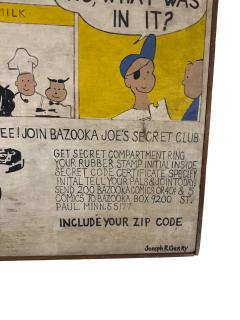 BAZOOKA JOE COMIC STRIP ART PAINTING BY JOSEPH R GERRY - 4737619