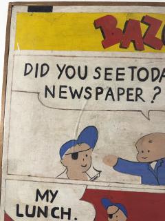 BAZOOKA JOE COMIC STRIP ART PAINTING BY JOSEPH R GERRY - 4737620