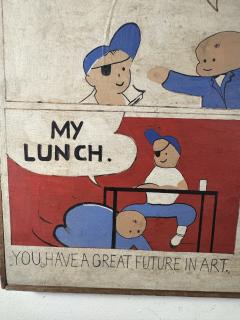 BAZOOKA JOE COMIC STRIP ART PAINTING BY JOSEPH R GERRY - 4737621