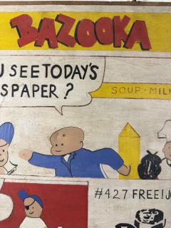 BAZOOKA JOE COMIC STRIP ART PAINTING BY JOSEPH R GERRY - 4737622