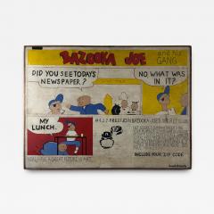 BAZOOKA JOE COMIC STRIP ART PAINTING BY JOSEPH R GERRY - 4739184