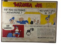 BAZOOKA JOE COMIC STRIP ART PAINTING BY JOSEPH R GERRY - 4739185