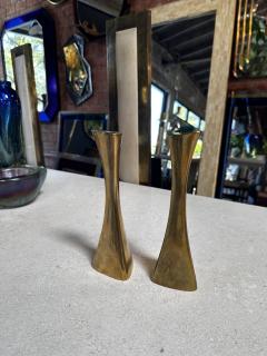BCA Eskilstuna Pair of 2 K E Ytterberg Candlesticks for Bca Eskilstuna Sweden 1950s - 3277081
