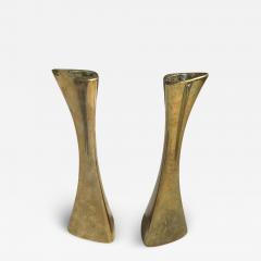 BCA Eskilstuna Pair of 2 K E Ytterberg Candlesticks for Bca Eskilstuna Sweden 1950s - 3281560