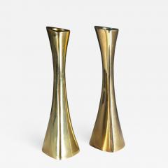 BCA Eskilstuna Pair of Swedish Candlesticks in Solid Brass by BCA Eskilstuna - 850139